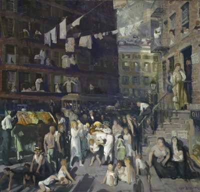 Cliff Dwellers, 1913 by George Wesley Bellows
